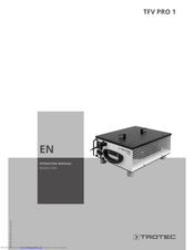 Trotec TFV PRO 1 Operating Manual