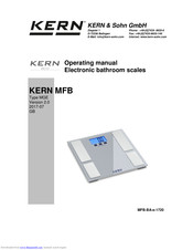 KERN MFB 150K100 Operating Manual
