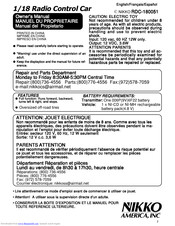 Nikko RDC-180051 Owner's Manual