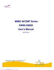 Formosa KW50-O8500 User Manual