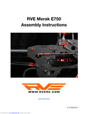 RVE Merak E750 Assembly Instructions Manual