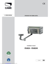 CAME FE4024 Installation Manual