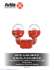 avlite AV-OL-ILAB-UM-R-D Installation & Service Manual
