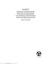 ADLINK Technology PXI-2010 User Manual