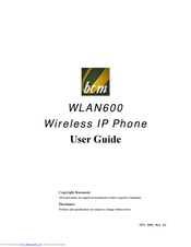 BCM WLAN600 User Manual
