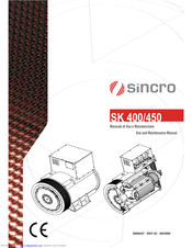 Sincro SK400 Series Use And Maintenance Manual