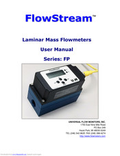 Universal Flow Monitors FlowStream FP Series User Manual
