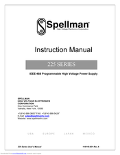 Spellman 225 Series Instruction Manual