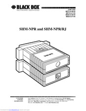 Black Box SHM-NPR/RJ User Manual