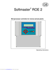 Heyl Softmaster ROE 2 Operating Instructions Manual
