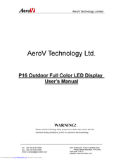 AeroV Technology Ltd. P16 User Manual