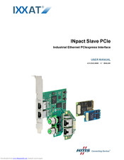 HMS IXXAT INpact Slave PCIe User Manual