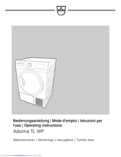 ZUG Adorina TL WP Operating Instructions Manual