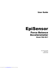 Kinemetrics EpiSensor FBA ES-T User Manual