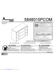 Ameriwood HOME 5848015PCOM Assembling Manual