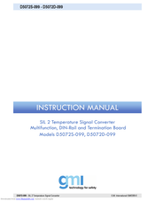GMI D5072S-099 Instruction Manual