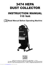 National Flooring Equipment 3474 HEPA Instruction Manual