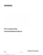 Siemens PXC Compact Series Technical Reference Manual