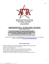 ATTA Freedom Fill Installation Instruction