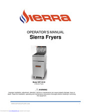 Sierra SRF-35/40 Operator's Manual