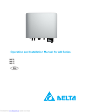 Delta AU Series Operation And Installation Manual