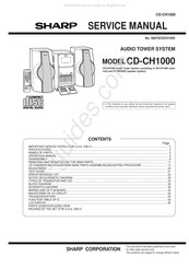 Sharp CD-CH1000 Service Manual