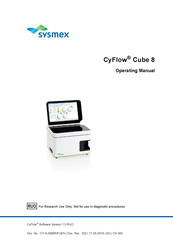 Sysmex CyFlow Cube 8 Operating Manual