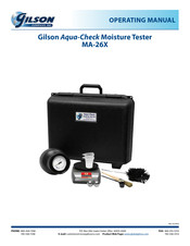 Gilson Aqua-Check MA-26X Operating Manual