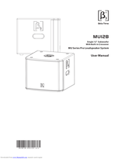 Beta Three MU Series Pro User Manual