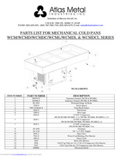 Atlas Metal WCMDC-2 Manual