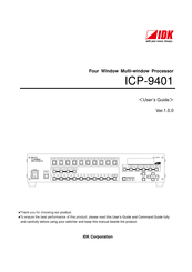 IDK ICP-9401 User Manual