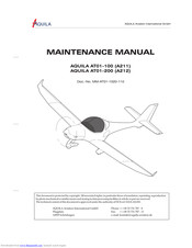 Aquila A211 Maintenance Manual