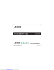 Archos 101 DroidBock Quick Start Manual