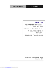 Aaeon GENE-1350 Manual