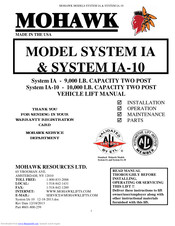 Mohawk IA User Manual