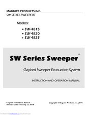 Maguire Products SW SERIES Instruction And Operation Manual
