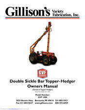 Gillison's Variety Fabrication GVF 1000 Owner's Manual