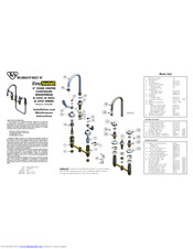 T&S B-2300 SERIES Installation And Maintenance Instructions