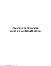 IceCar B220 User And Maintenance Manual