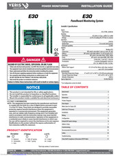 Veris E30A Installation Manual