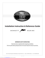 Bennett Marine Premier XPT Series Installation Instruction & Reference Manual