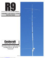 Cushcraft R9 Assembly And Installation Instructions Manual