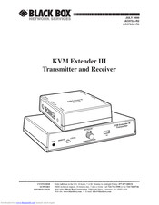 Black Box KVM Extender III Manual