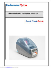 Hellermann Tyton TTM430 Quick Start Manual