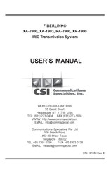 CSI FIBERLINK XA-1903 User Manual