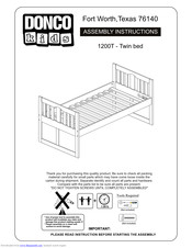 Donco Kids 1200T Assembly Instructions