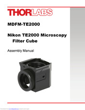 THORLABS MDFM-TE2000 Assembly Manual