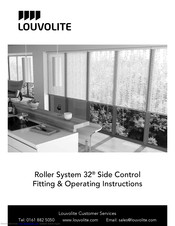 Louvolite Roller System 32 Operating Instructions Manual