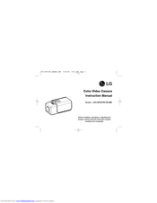LG LVC-SX701PC Instruction Manual