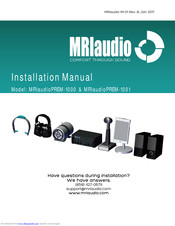 MRIaudio MRIaudioPREM-1000 Installation Manual